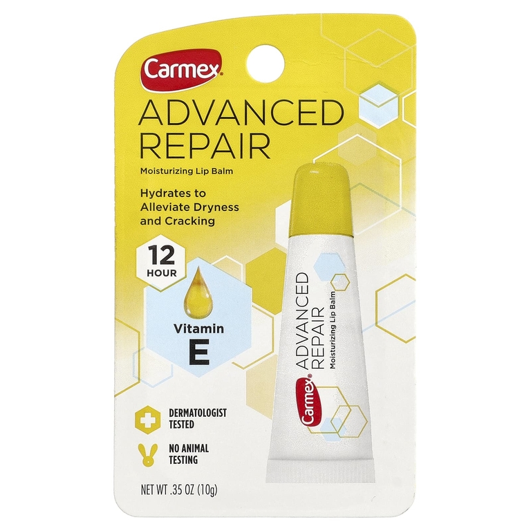Carmex, Advanced Repair, увлажняющий бальзам для губ, 10 г (0,35 унции) (Товар снят с продажи) 