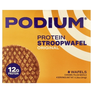 Podium Nutrition, протеиновая штоквафель, оригинальная, 8 вафель, 264 г (9,28 унции)