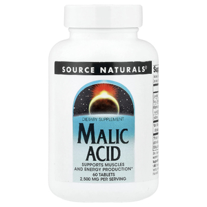 Source Naturals, яблочная кислота, 60 таблеток
