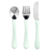 Green Sprouts, детские столовые приборы из стали и Sprout Ware®, от 12 месяцев, 3 шт.