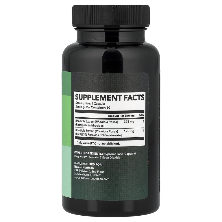 Havasu Nutrition, родиола розовая, 60 капсул (Товар снят с продажи) 