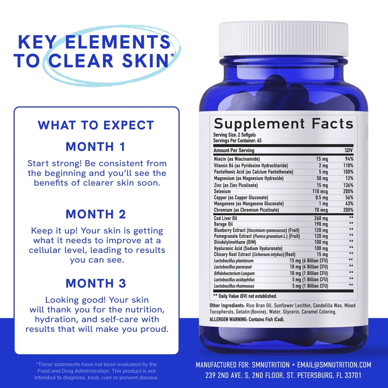 SMNutrition, Triple Action Clear 3, 120 капсул