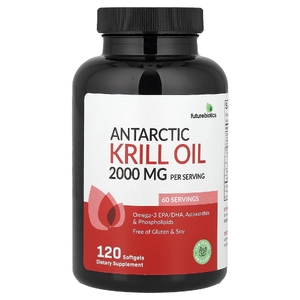 Futurebiotics, масло антарктического криля, 120 капсул