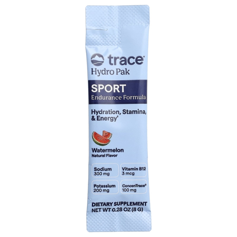 Trace, Hydro Pak Sport, Watermelon, 30 Stick Packs, 0.28 oz (8 g) Each