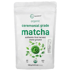 Micro Ingredients, органический церемониальный порошок матча, 100 г (3,53 унции)