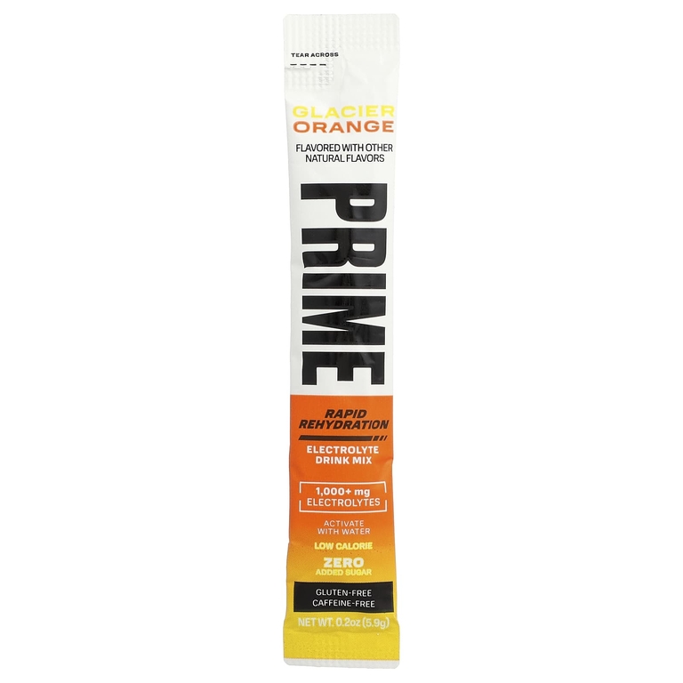 Prime Hydration, Rapid ReHydration, смесь для приготовления электролитического напитка, со вкусом апельсина, 16 стиков по 5,9 г (0,2 унции)
