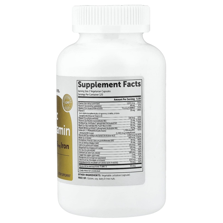 Micro Ingredients, Bariatric Multivitamin, мультивитамины, 240 вегетарианских капсул