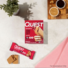 Quest Nutrition, протеиновый батончик, хрустящая арахисовая паста и желе, 4 батончика по 60 г (2,12 унции)