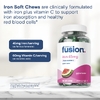 Bariatric Fusion, жевательная добавка с железом и витамином C, со вкусом арбуза, 60 жевательных таблеток