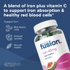 Bariatric Fusion, жевательная добавка с железом и витамином C, со вкусом арбуза, 60 жевательных таблеток