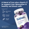 Bariatric Fusion, жевательная добавка с железом и витамином C, со вкусом винограда, 60 жевательных таблеток