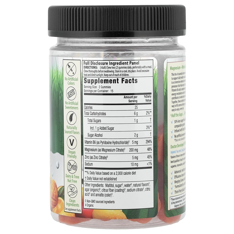 Irwin Naturals, магний и баланс всего организма, со вкусом манго и апельсина, 30 жевательных таблеток