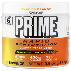 Prime Hydration, Rapid ReHydration, смесь для приготовления электролитического напитка, со вкусом апельсина, 283,2 г (9,9 унции)