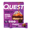 Quest Nutrition, Stacks, протеиновый батончик, брауни A La Mode, 4 батончика по 67 г (2,36 унции)