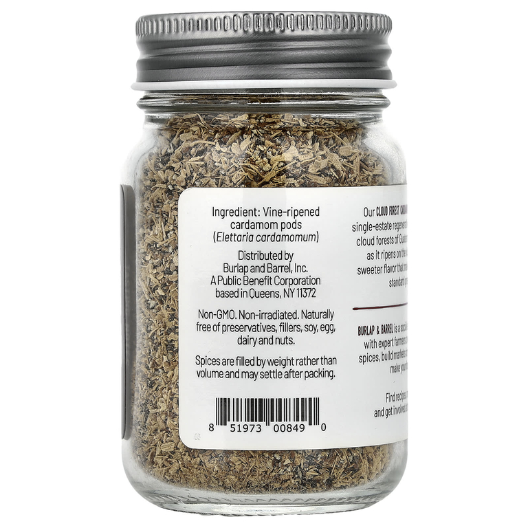 Burlap & Barrel, Облачный лесной кардамон, молотые капсулы, 54 г (1,9 унции)