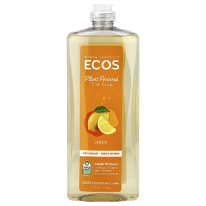 Ecos, ECOS®, средство для мытья посуды на растительной основе, лимон, 739 мл (25 жидк. унций)