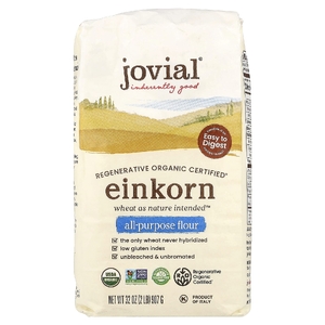 Jovial, органическая универсальная мука из гриба Einkorn, 907 г (32 унции)