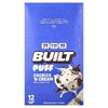 Built, Puff, протеиновые батончики, печенье с кремом, 12 батончиков по 40 г (1,41 унции)