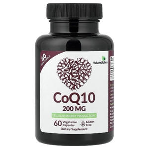 Futurebiotics, коэнзимQ10, 200 мг, 60 вегетарианских капсул