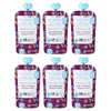 BabyLife Organics, детское питание, для детей от 6 месяцев, слива, голубика, банан и свекла, 6 паучей по 99 г (3,5 унции)
