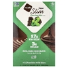 NuGo Nutrition, Slim®, веганские протеиновые батончики, шоколад и мята, 12 батончиков по 45 г (1,59 унции)