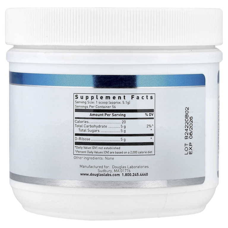 Douglas Laboratories, Corvalen® Ribose Powder, 10.18 oz (288.6 g)