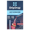 DripDrop, смесь для приготовления электролитического напитка, арбуз, 8 стиков по 10 г (0,35 унции)