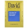 David Protein, Protein Bar, Chocolate Chip Cookie Dough, 12 Bars, 2.19 oz (62 g) Each