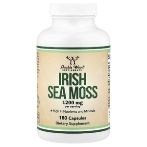 Double Wood Supplements, ирландский морской мох, 1200 мг, 180 капсул