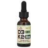 Double Wood Supplements, Жидкие капли с витамином D3 и K2, 30 мл