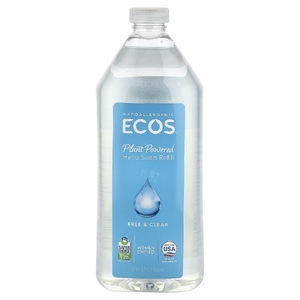 Ecos, сменное мыло для рук на растительной основе, мягкое и прозрачное, 946 мл (32 жидк. унции)