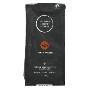 Kicking Horse, 454 Horse Power®, органический молотый кофе, темная обжарка, 284 г (10 унций)