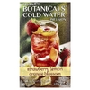 Bigelow, Botanicals®, настой из холодной воды, травяной чай, клубника, лимон и цветы апельсина, без кофеина, 18 чайных пакетиков, 34 г (1,23 унции)