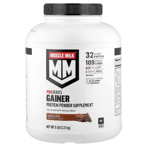 Muscle Milk, ProSeries Gainer, Protein Powder, Chocolate, 5 lb (2.27 kg)