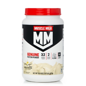 Muscle Milk, Натуральный протеиновый порошок, ванильный крем, 1,12 кг (2,47 фунта)