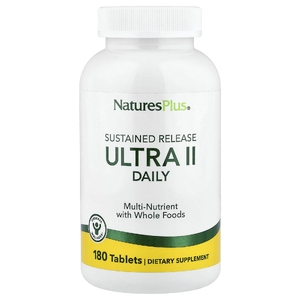 NaturesPlus, Ultra II Daily, мультипитательные вещества из цельных продуктов, длительное высвобождение, 180 таблеток
