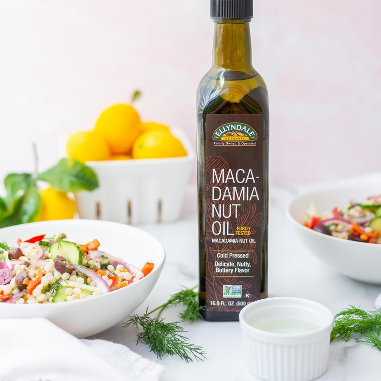 NOW Foods, Ellyndale® Naturals, масло из орехов макадамия, 500 мл (16,9 жидк. унции)