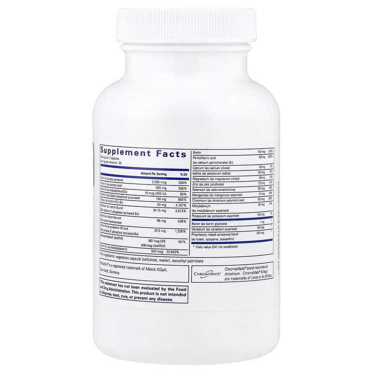 Pure Encapsulations, Nutrient 950® Without Copper & Iron, 90 Capsules