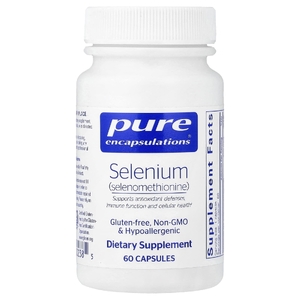 Pure Encapsulations, селен (селенометионин), 60 капсул (200 мг в 1 капсуле)