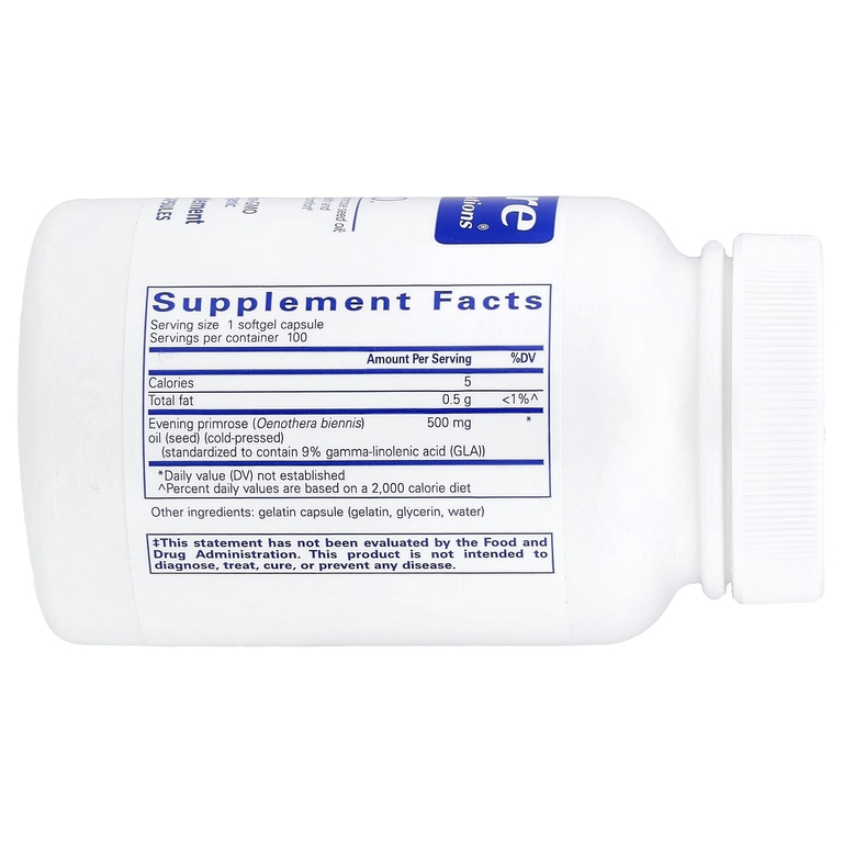 Pure Encapsulations, EPO, 100 капсул (500 мг в 1 капсуле)