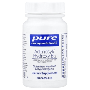 Pure Encapsulations, Adenosyl/Hydroxy B12, 90 Capsules (2,000 mcg per Capsule)