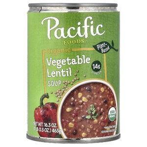 Pacific Foods, органический овощной суп из чечевицы, 463 г (16,3 унции)