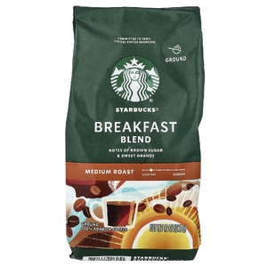 Starbucks, кофе, смесь для завтрака, молотый, средней обжарки, 340 г (12 унций)