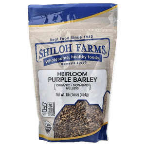 Shiloh Farms, органический фиолетовый ячмень без шелухи, 454 г (16 унций)