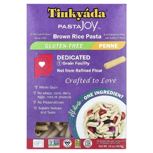Tinkyada, Pasta Joy, паста из коричневого риса, пенне, 454 г (16 унций)