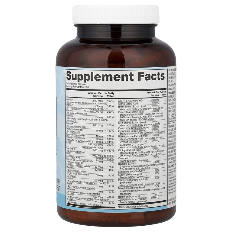 Vitacost, Synergy®, мультивитамины GlucoPower®, 240 капсул