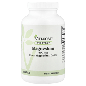 Vitacost, Everyday, магний, 500 мг, 180 капсул
