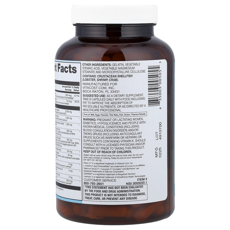 Vitacost, Synergy®, ArthroPower Ultra® Multivitamin, 240 Capsules
