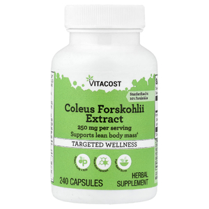 Vitacost, Coleus Forskohlii Extract, 240 Capsules (125 mg per Capsule) (Товар снят с продажи) 