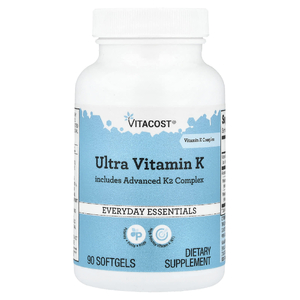 Vitacost, Ultra Vitamin K содержит улучшенный комплекс с витамином K2, 90 капсул